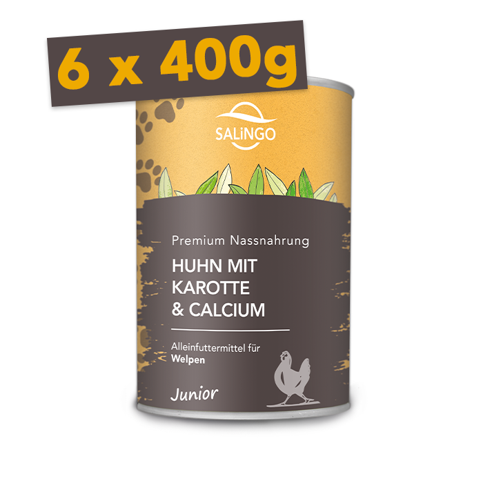 Huhn mit Karotte & Calcium 6 x 400g