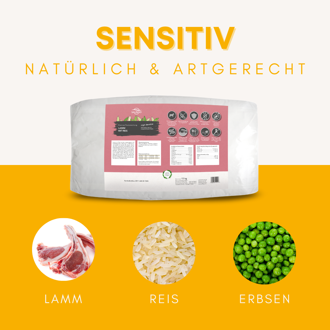 Lamm mit Reis - Mengeneinheit: 15kg