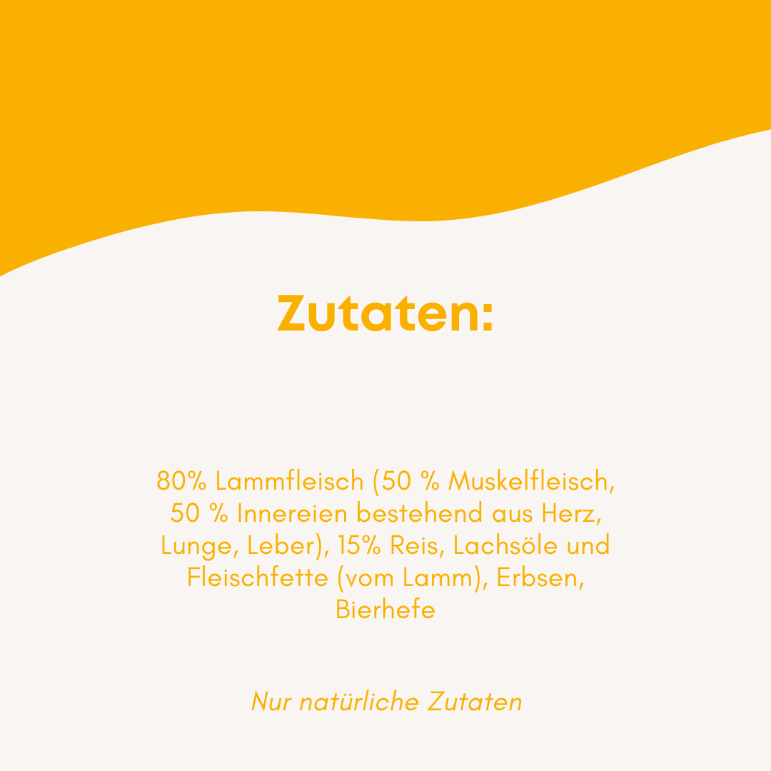 Lamm mit Reis - Mengeneinheit: 15kg